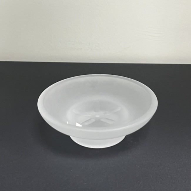 Dinding dipasang hidangan sabun kaca beku